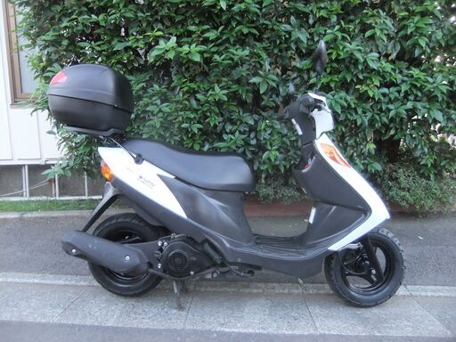 スズキ　アドレス　V50G 原付　実動　リヤBOX付 スズキ アドレス V50G 原付 実動 リヤBOX付 原付バイク。低走行