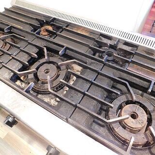 清掃済み Tanico タニコー 業務用 5口ガスコンロ T1232 LPガス用