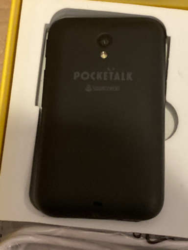 超美品 POCKETALK[S] ポケトーク ブラック グローバル通信 2021年12月