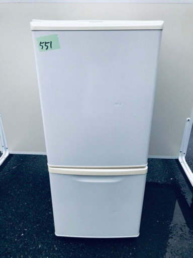 ①551番 Panasonic✨ノンフロン冷凍冷蔵庫✨NR-TB142W-HG‼️