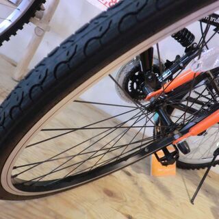 【中古美品】自社配送可能　ミムゴ FIELD CHAMP 6段変速 700C クロスバイク オレンジ