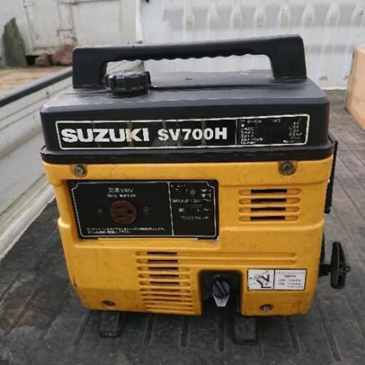中古 スズキ ポータブル発電機
