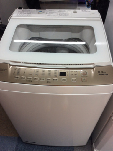 ヤマダ セレクト 全自動洗濯機 2020年製 8.0kg インバーター