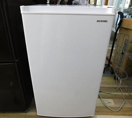 極美品 アイリスオーヤマ 75L 1ドア冷蔵庫 AF75-W 2019年 ノンフロン冷蔵庫