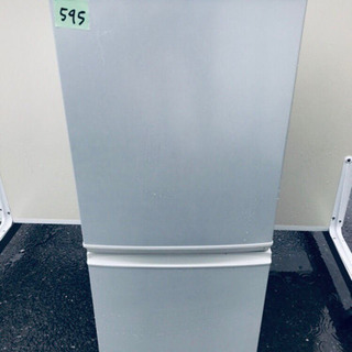 ①595番 シャープ✨ノンフロン冷凍冷蔵庫✨SJ-S14T-W‼️の画像