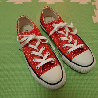 最終値下げしました！ CONVERSE 23.0cm  レッド ...