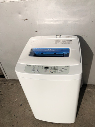配達無料(エリア限定)美品 2018年 ハイアール コンパクト 4.2kg 洗濯機 風乾燥 お急ぎ10分 JW-K42M JW-K42M
