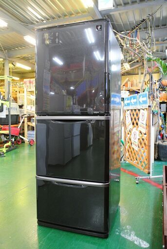 シャープ 3ドア冷蔵庫 両開きタイプ SJ-PW31X-T プラズマクラスター 2013年製。当店不具合時返金保証3ヶ月付。