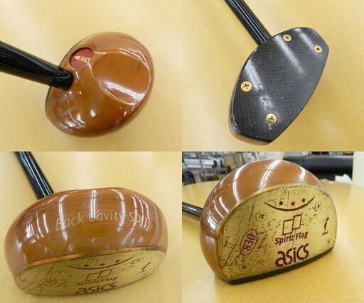 asics/アシックス パークゴルフ クラブ Spirit Flag 右用 全長83.5cm