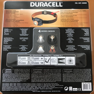 DURACELL LEDヘッドライト3コセット新品未使用