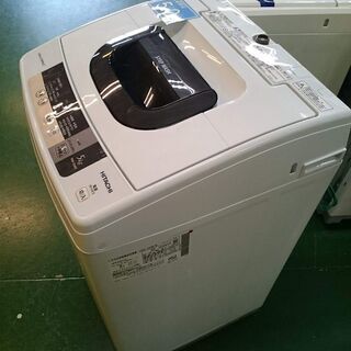 分解クリーニング済み♪】日立 2015年製 5.0kg 全自動洗濯機 NW-5WR