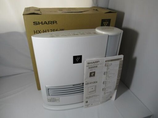 JKN1700/加湿セラミックファンヒーター/暖房器具/プラズマクラスター/ホワイト/～8畳用/シャープ/SHARP/HX-H12E6/中古品/