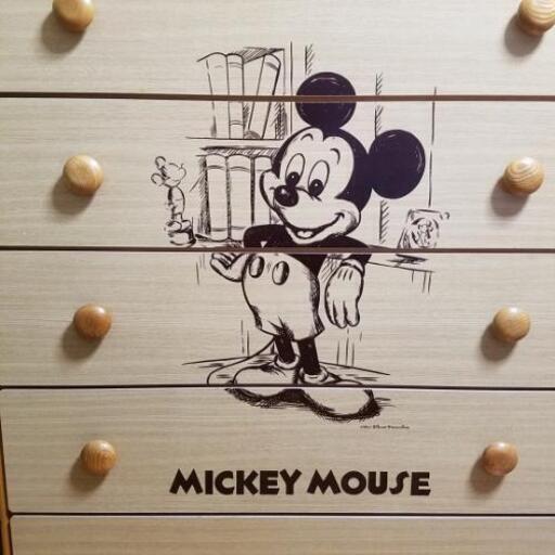 昭和レトロ ディズニー ミッキーマウス タンス チェスト ツブリーヌ ふじみ野の家具の中古あげます 譲ります ジモティーで不用品の処分