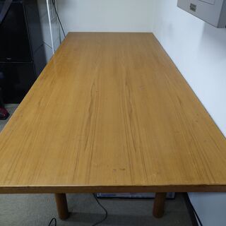 木製テーブル 長さ2400mmx 幅1000mmx 高さ700m...