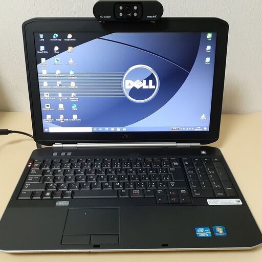 【取引中です】☆core i5＋SSD搭載☆　DELL　LATITUDE　Wi-Fi　webカメラ　15インチ　Windows10　②