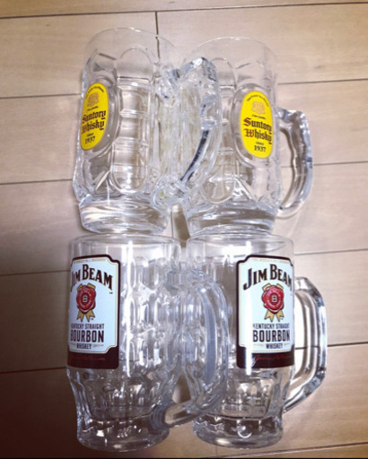 グラス角jim Beam ハイボールジョッキ Satoshi 亀有の生活雑貨の中古あげます 譲ります ジモティーで不用品の処分