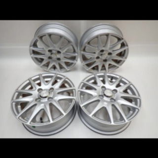 中古】阿部商会 La Strada 14インチ 4穴 5.5J アルミホイール 4本セット