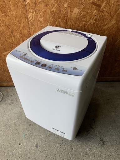 C2502  シャープ　７kg 2012年　洗濯機