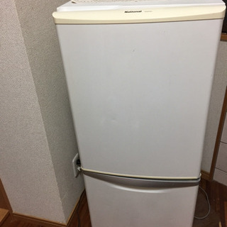ナショナル 2ドア 小型冷蔵庫【無料】
