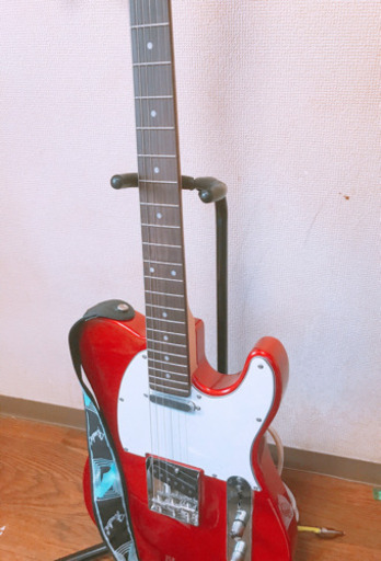 【美品】Bucchus BTE-1/R CAR キャンディアップル テレキャスター