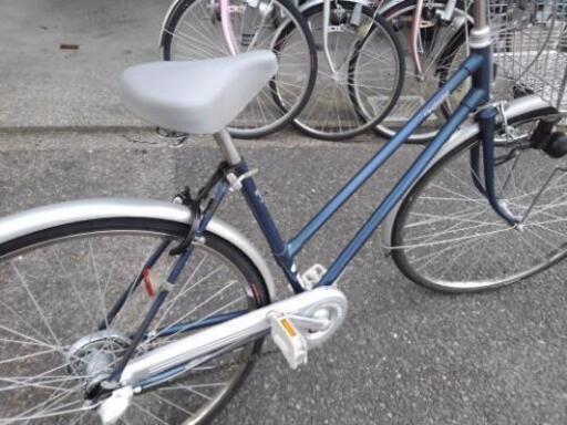 中古自転車1200 前後タイヤ新品！ 27インチ 3段ギヤ ダイナモライト