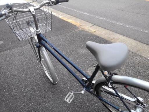 中古自転車1200 前後タイヤ新品！ 27インチ 3段ギヤ ダイナモライト