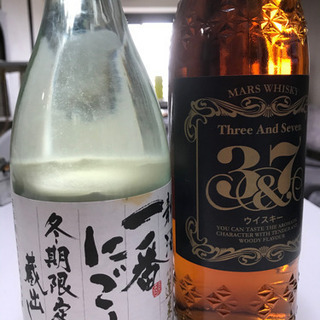 日本酒　ウィスキー