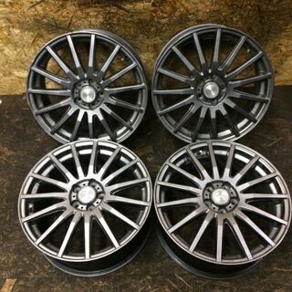 4本 社外 ザインレーシング 17インチ 7J +48 スタッドレス ダンロップ Wマックス SJ8 '15年 225/65R17 CX-5 エクストレイル アウトバック 送料無料 4枚セット価格 17インチ 7.5J 6H 139.7 +25