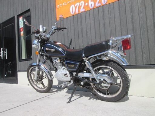 ★10万円　ＧＮ125　セル1　実動車★スズキ　自賠責付き！走行少ない！　ＧＮ