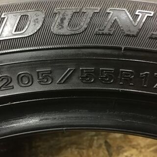 DUNLOP WINTER MAXX WM01 205/55R17 17インチ スタッドレス 4本 2015年 