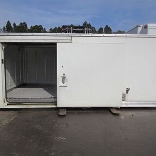 ♪千葉AA71♪物置♪中古コンテナ♪鍵付き♪スライドドア付♪アルミ冷蔵箱♪ ♪千葉AA71♪物置♪中古コンテナ♪鍵付き♪スライドドア付♪
