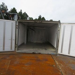 ♪千葉MO01♪物置♪コンテナ販売♪手頃♪スライドドア付♪アルミ冷蔵箱♪