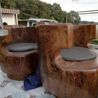 椅子4脚セット 鉄刀木