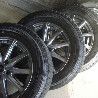 ダンロップ スタッドレスタイヤ 215/60R-16 アルミホイール 4本 WINTER MAXX 在庫あり 即納 4本セット ダンロップ 215/60R16 95Q (Q