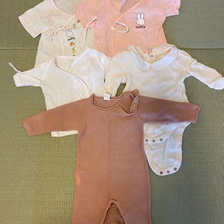 新生児肌着(短肌着、長肌着)&6m〜9mの春夏服まとめ売り
