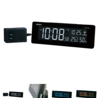 SEIKO デジタル電波時計クロック DL205K