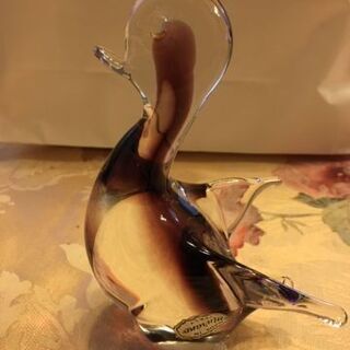 ベネチアムラ－ノ製ガラスの鳥、引き渡し決定しました。