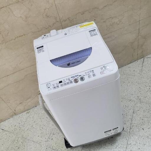 ■配送・設置可■2013年製 SHARP シャープ 洗濯5.5kg 全自動洗濯機 ES-TG55L-A