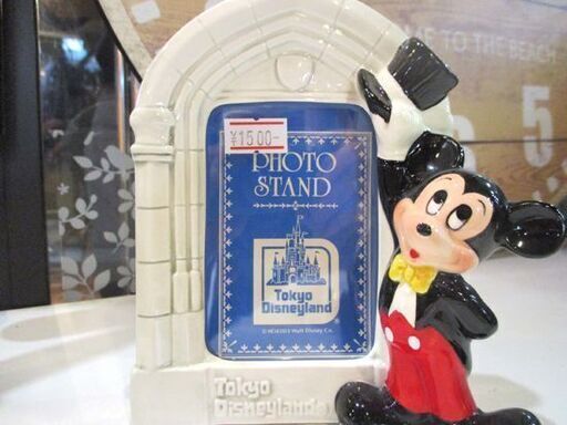 フォトスタンド ミッキーマウス 東京ディズニーランド ミッキー フォトフレーム 写真立て フォト 写真 ディズニー Disney 陶器 レト モノハウス 新道東 新道東のインテリア雑貨 小物 写真立て フォトフレーム の中古あげます 譲ります ジモティーで不用品の処分