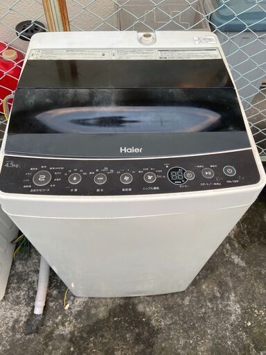 都内近郊無料で配送します　2017年製　洗濯機　ハイアール　JW-C45A　4.5キロ　HI07