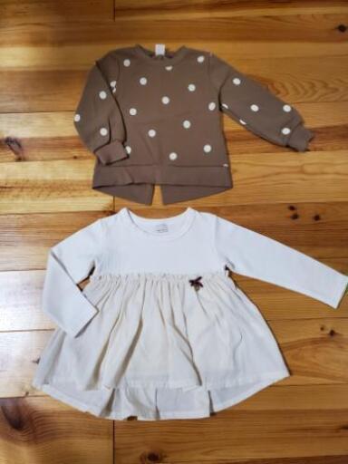 Petit Main 女の子トップス４点 1点合計５点にしました110センチ Mina037 豊田市のキッズ用品 子供服 の中古あげます 譲ります ジモティーで不用品の処分