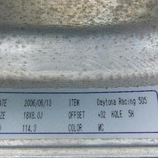 【ありがとうございました】メイドインジャパン、RAYS、18インチ