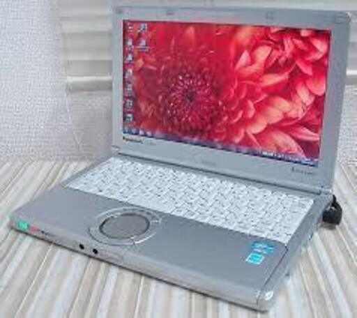 ★★Panasonic  Let's note CF-NX2　 (SSD標準装備＋メモリ８GBの上級PC）　バッテリーとキーボードは新品同様＋奇跡の排気音なし　★★