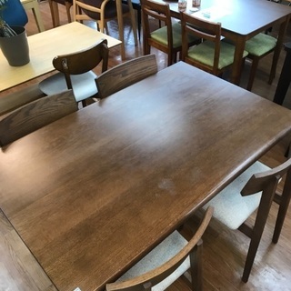 飛騨産業 ダイニングテーブル5点セット