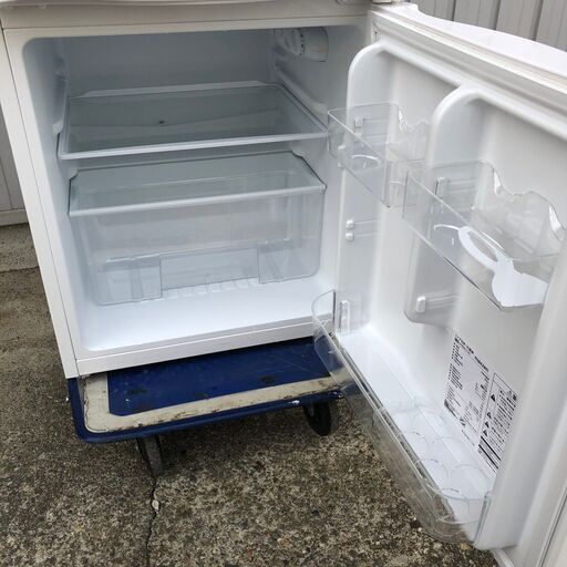 【maxzen】 マクスゼン 2ドア 冷凍冷蔵庫 右開き 90L JR090ML01WH 2019年製