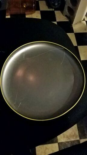 激レア!! 美品 懐かしの BLACK CATS ブリキ 丸看板