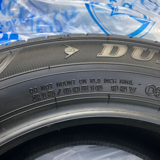 新車外し/２０２０年製タイヤ/215/60R16×４本