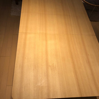【決定しました】　伸長式ダイニングテーブル　天然木！無垢！