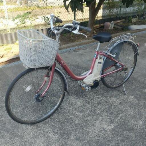 新基準電動アシスト自転車　ヤマハ PASリチウムS　充電器　バッテリー　鍵1本