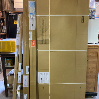 新品未使用片引き戸白色2セット